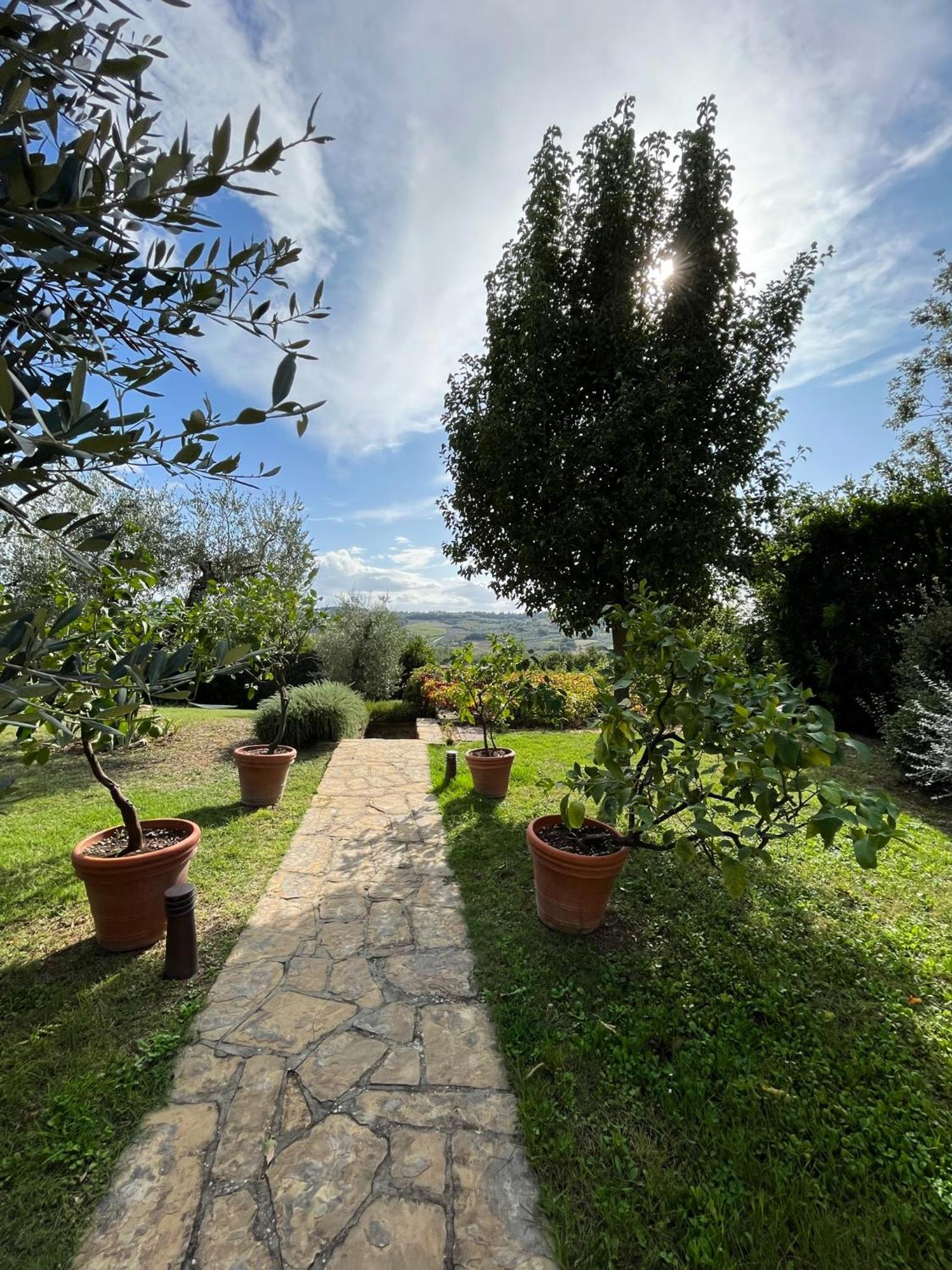 Dante Country House - Casa Con Piscina Privata E Jacuzzi Tra Firenze E Chianti Скандичи Екстериор снимка